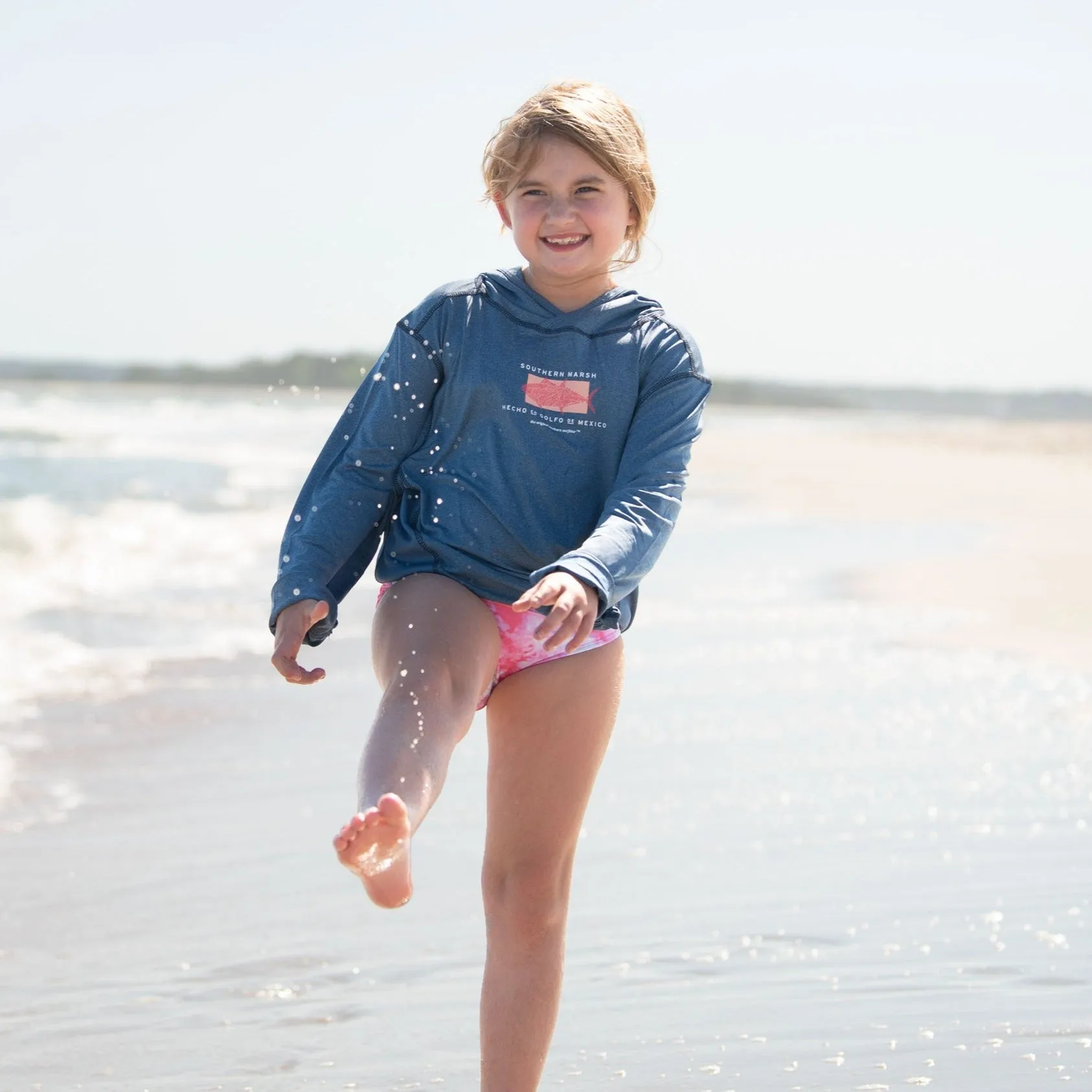 Southern Marsh 21 Youth FieldTec™ Featherlight Performance Hoodie - Made in the Gulf