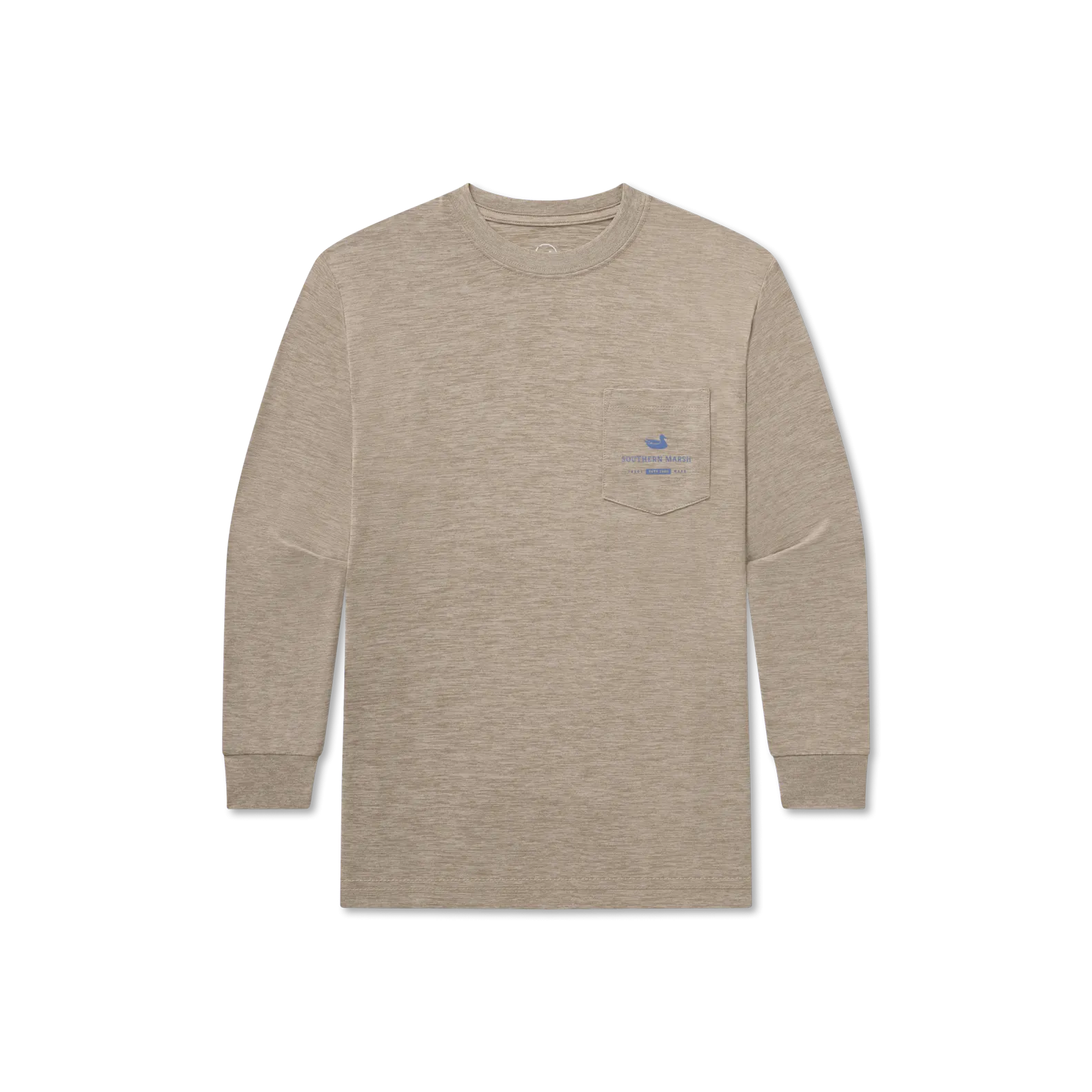 Southern Marsh 21 Youth FieldTec™ Heathered - Deep Sea - Long Sleeve
