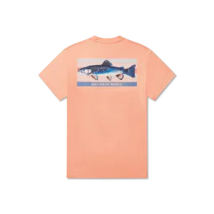 Southern Marsh 21 Youth Fishing Lines Tee - Brook Trout