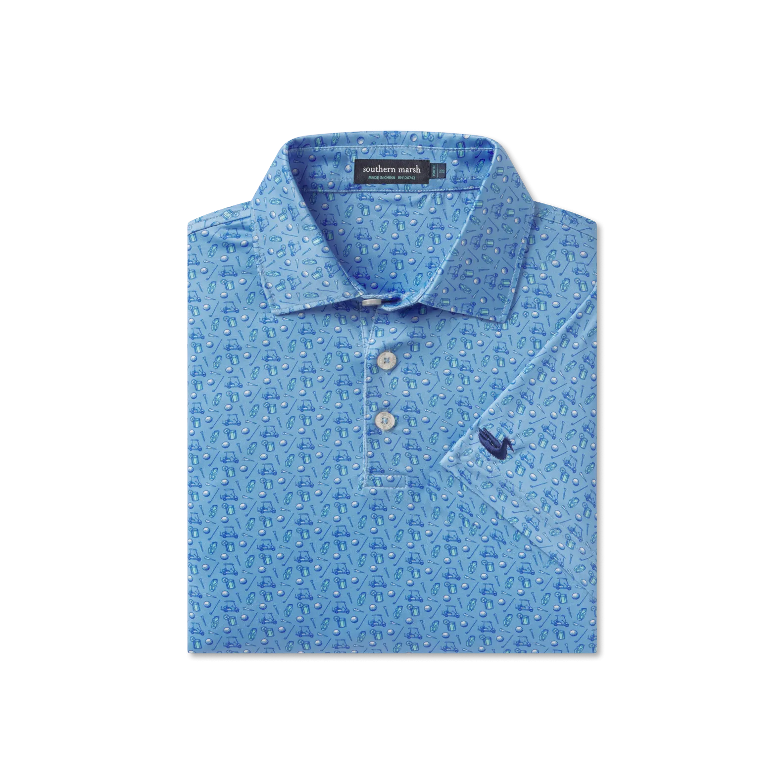 Southern Marsh 21 Youth Flyline Performance Polo - Cart Path Only