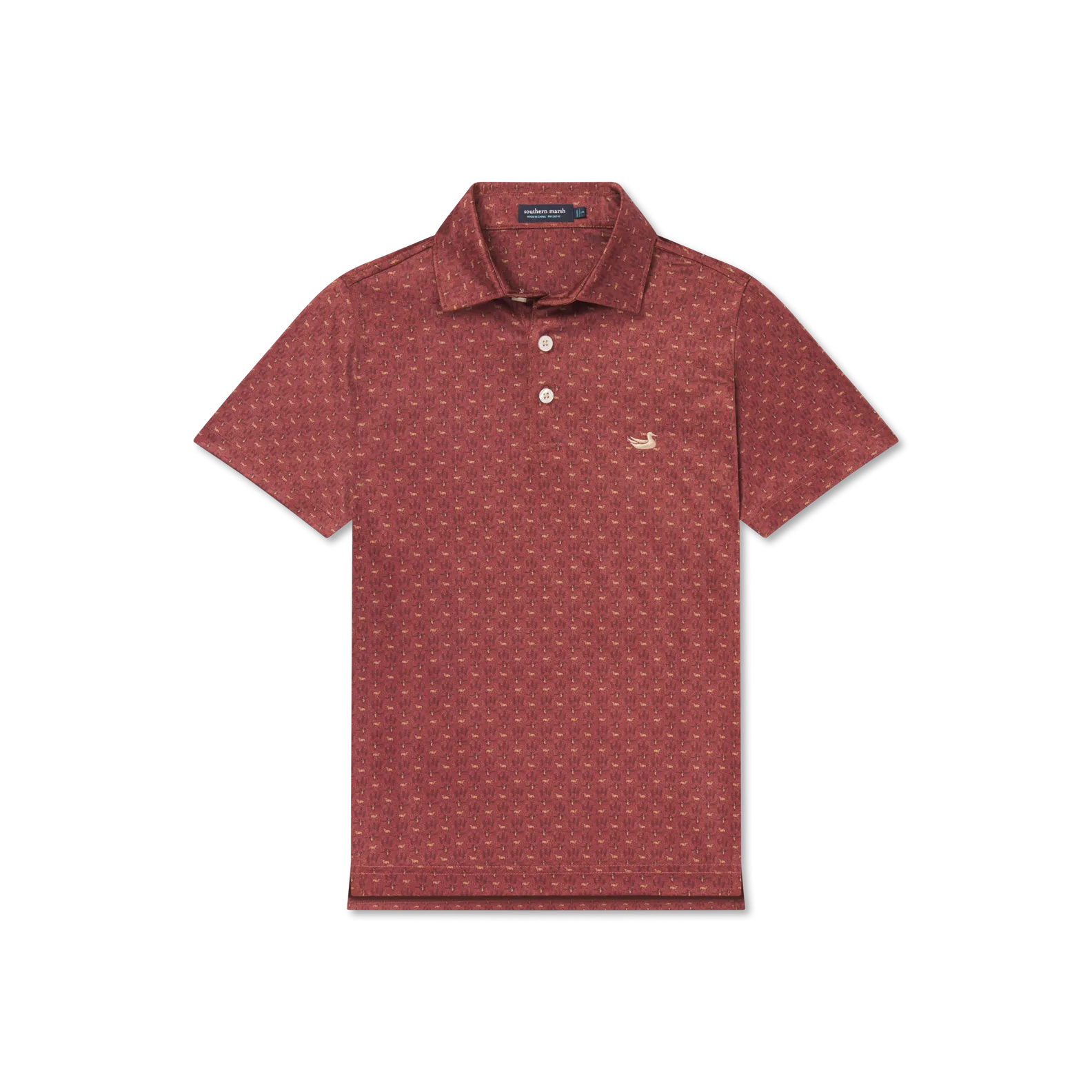 Southern Marsh 21 Youth Flyline Performance Polo - Marsh Morning