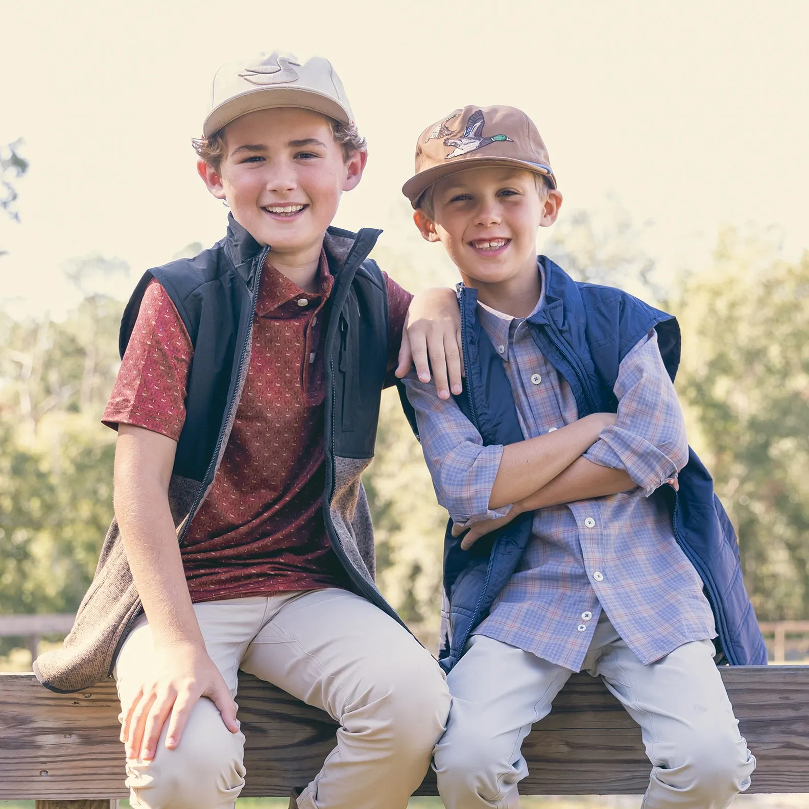 Southern Marsh 21 Youth Flyline Performance Polo - Marsh Morning