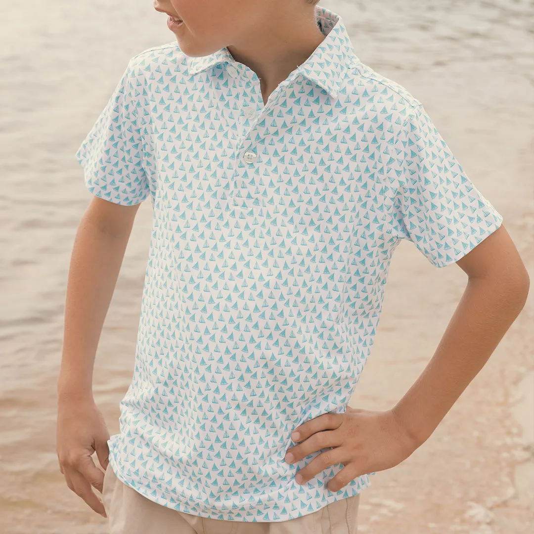 Southern Marsh 21 Youth Flyline Performance Polo - Regatta