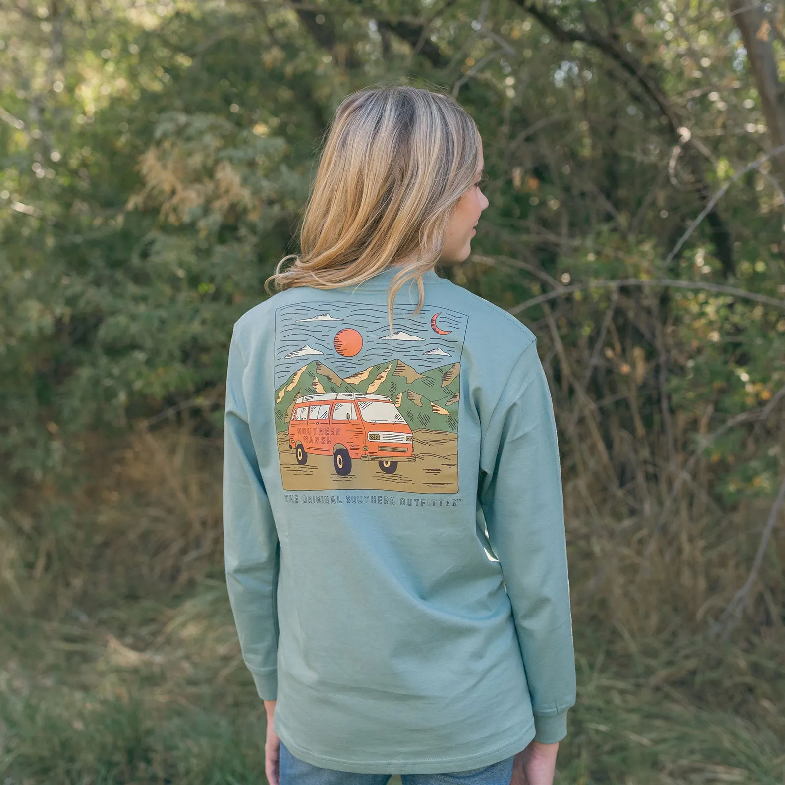 Southern Marsh 21 Youth Good Vibes Van Tee - Long Sleeve