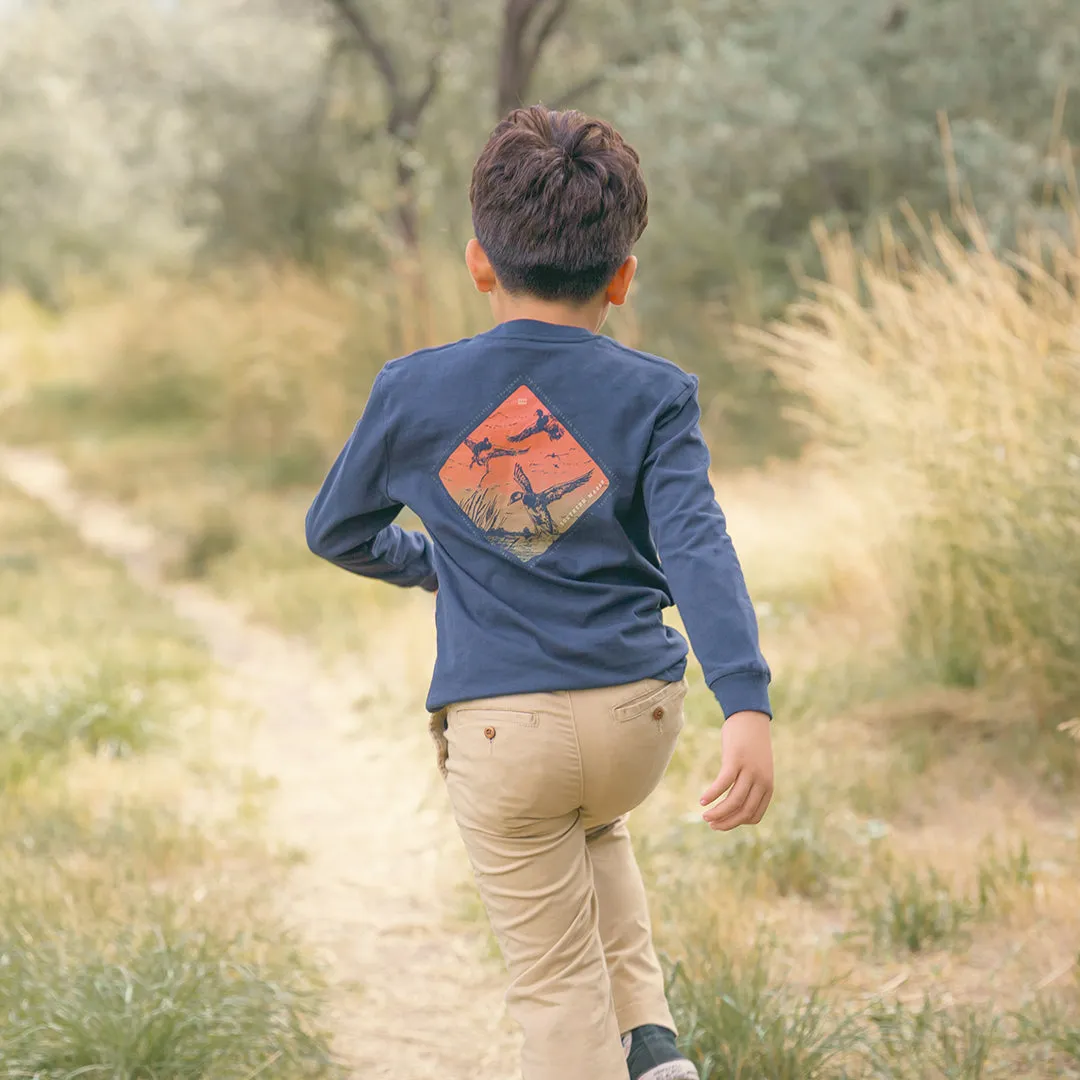Southern Marsh 21 Youth Landing Zone Tee - Long Sleeve