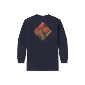 Southern Marsh 21 Youth Landing Zone Tee - Long Sleeve