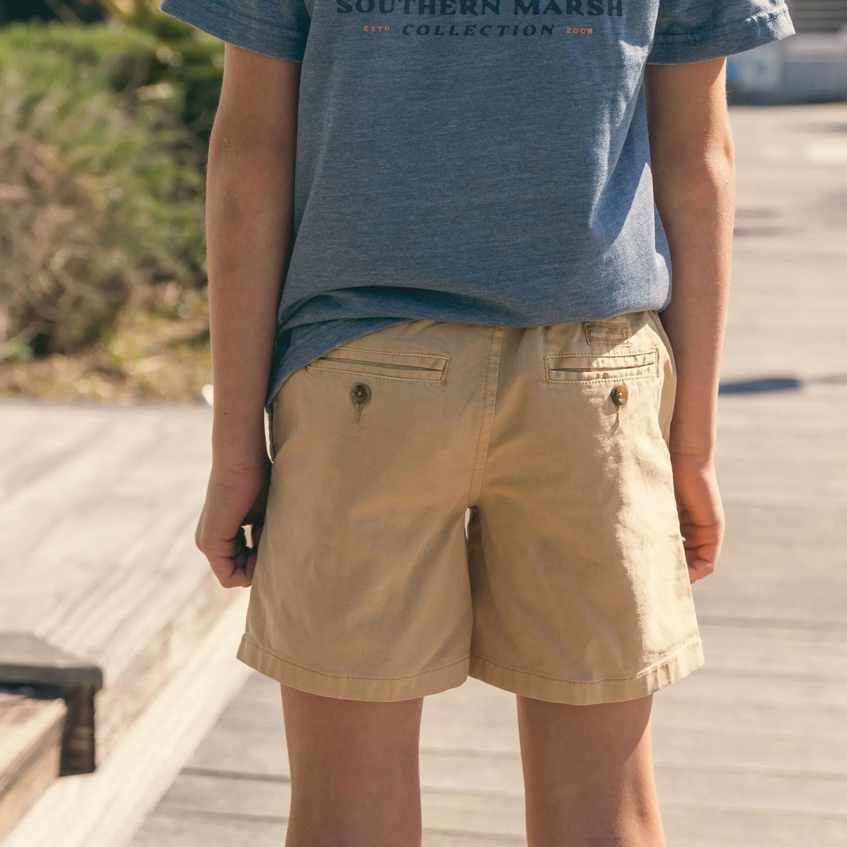 Southern Marsh 21 Youth Lanier Stretch Relaxed Short