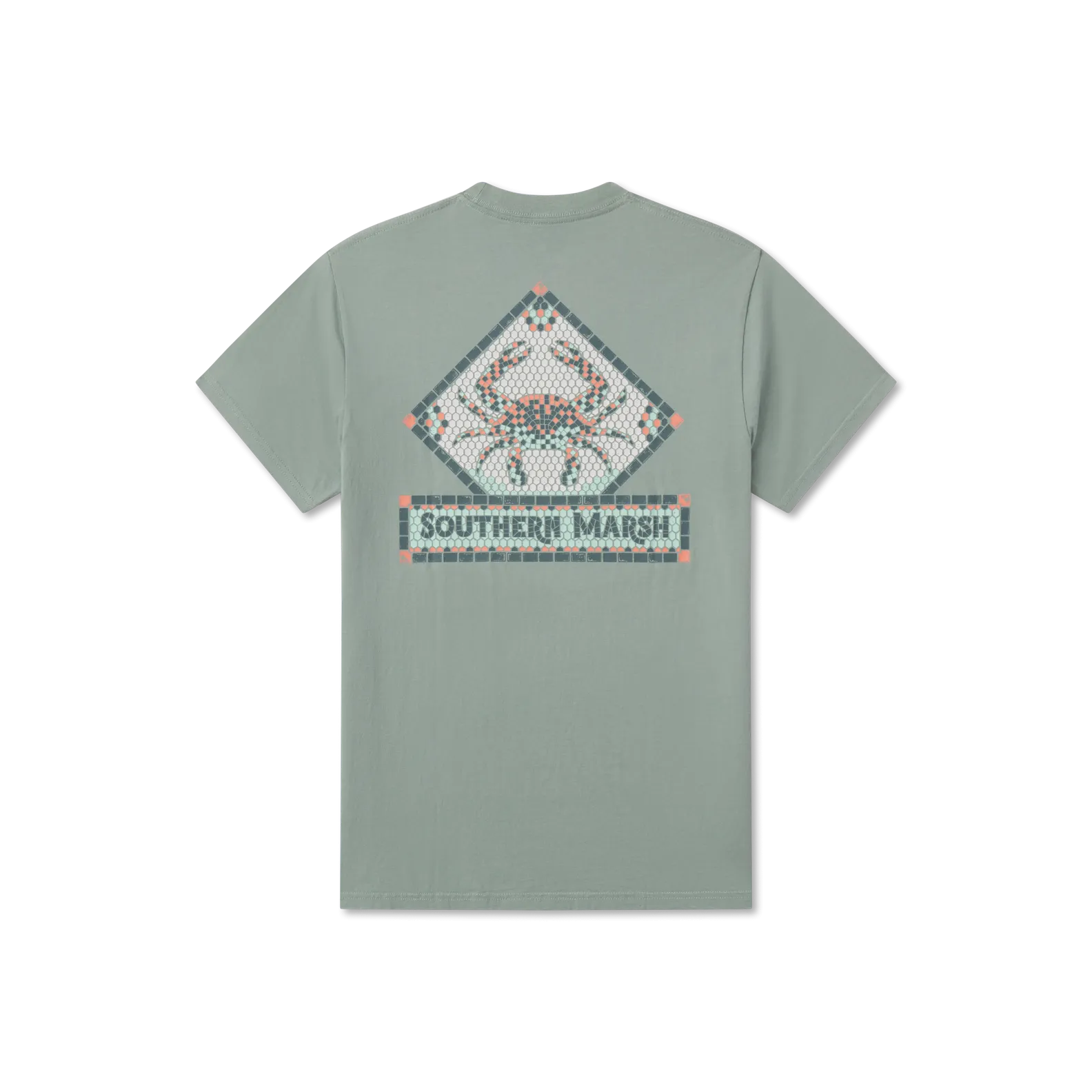 Southern Marsh 21 Youth Mosaic Crab Tee