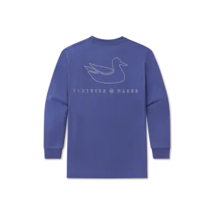 Southern Marsh 21 Youth Original Outline Tee - Long Sleeve