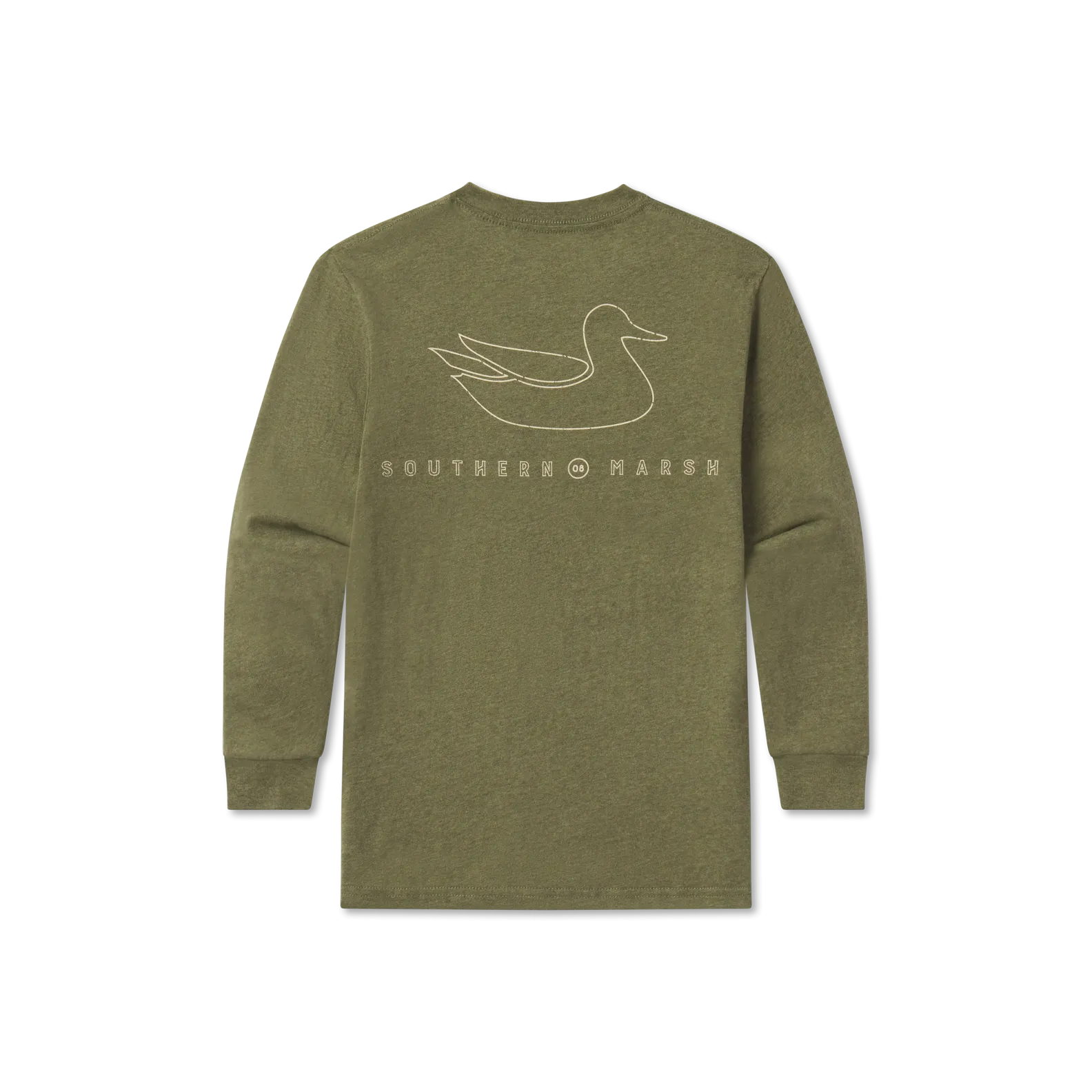 Southern Marsh 21 Youth Original Outline Tee - Long Sleeve