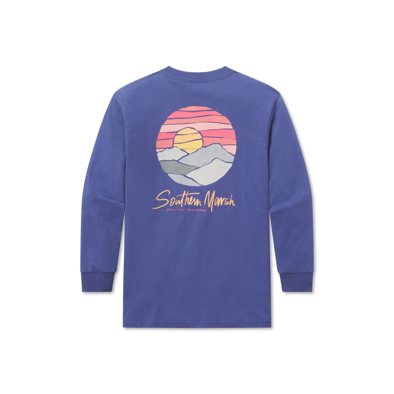 Southern Marsh 21 Youth Paper Mountains Tee - Long Sleeve