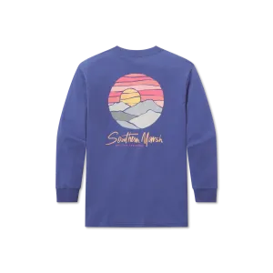 Southern Marsh 21 Youth Paper Mountains Tee - Long Sleeve