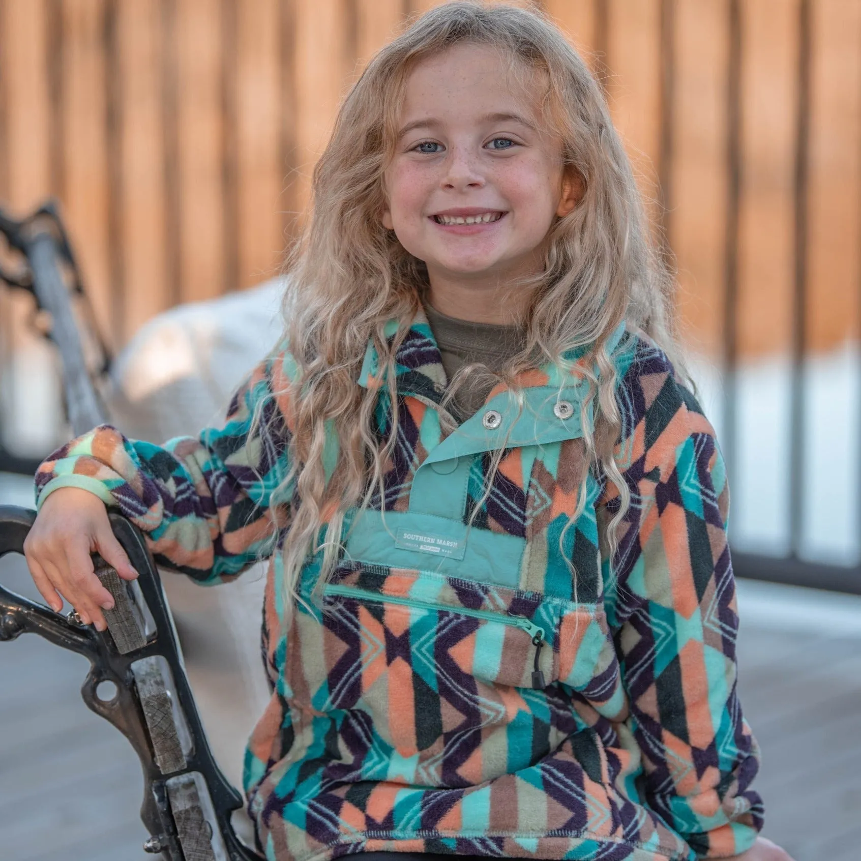 Southern Marsh 21 Youth Playa Printed Pullover