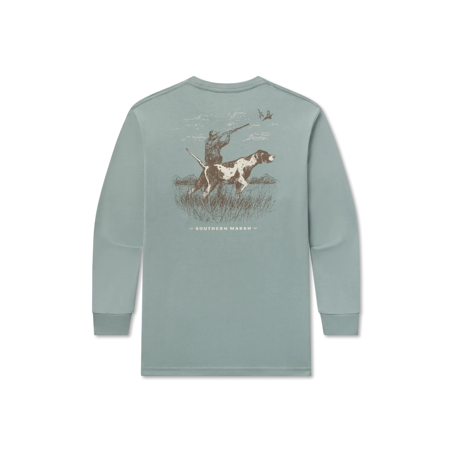 Southern Marsh 21 Youth Pointer Uplander Tee - Long Sleeve