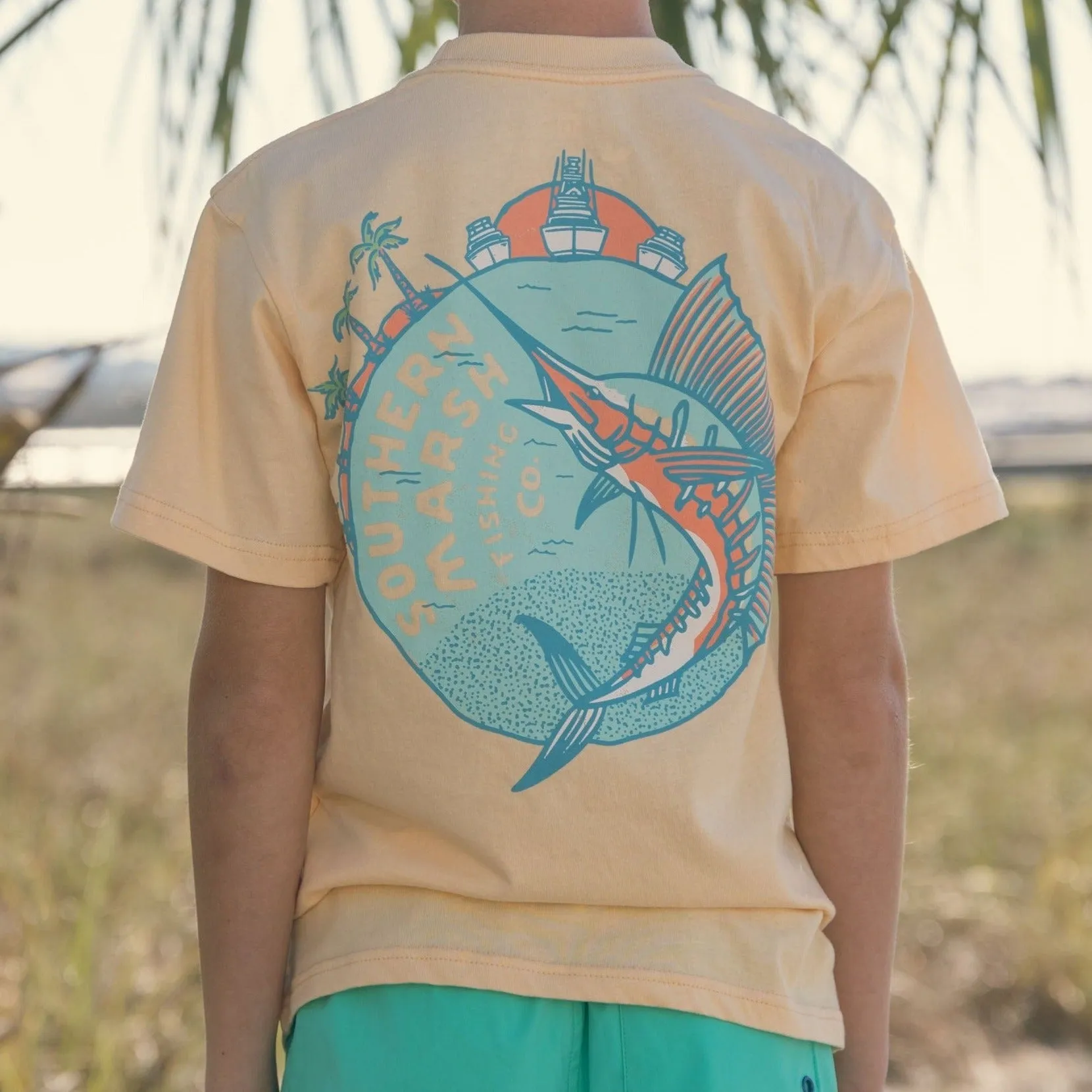 Southern Marsh 21 Youth Pura Vida Planet Tee