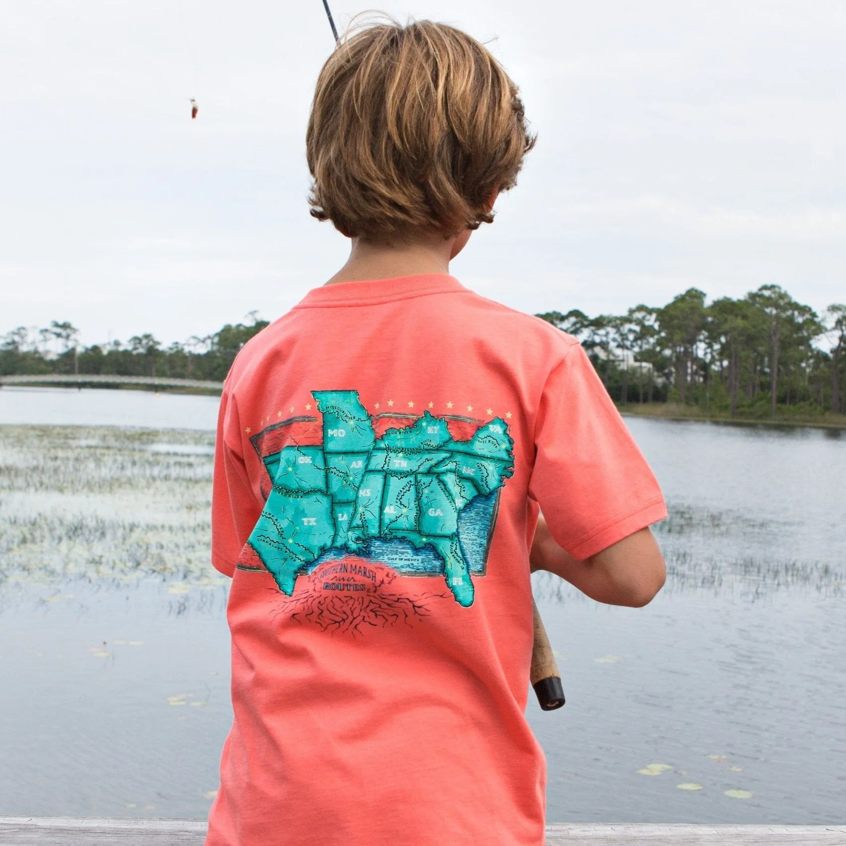 Southern Marsh 21 Youth River Route Collection Tee - The South