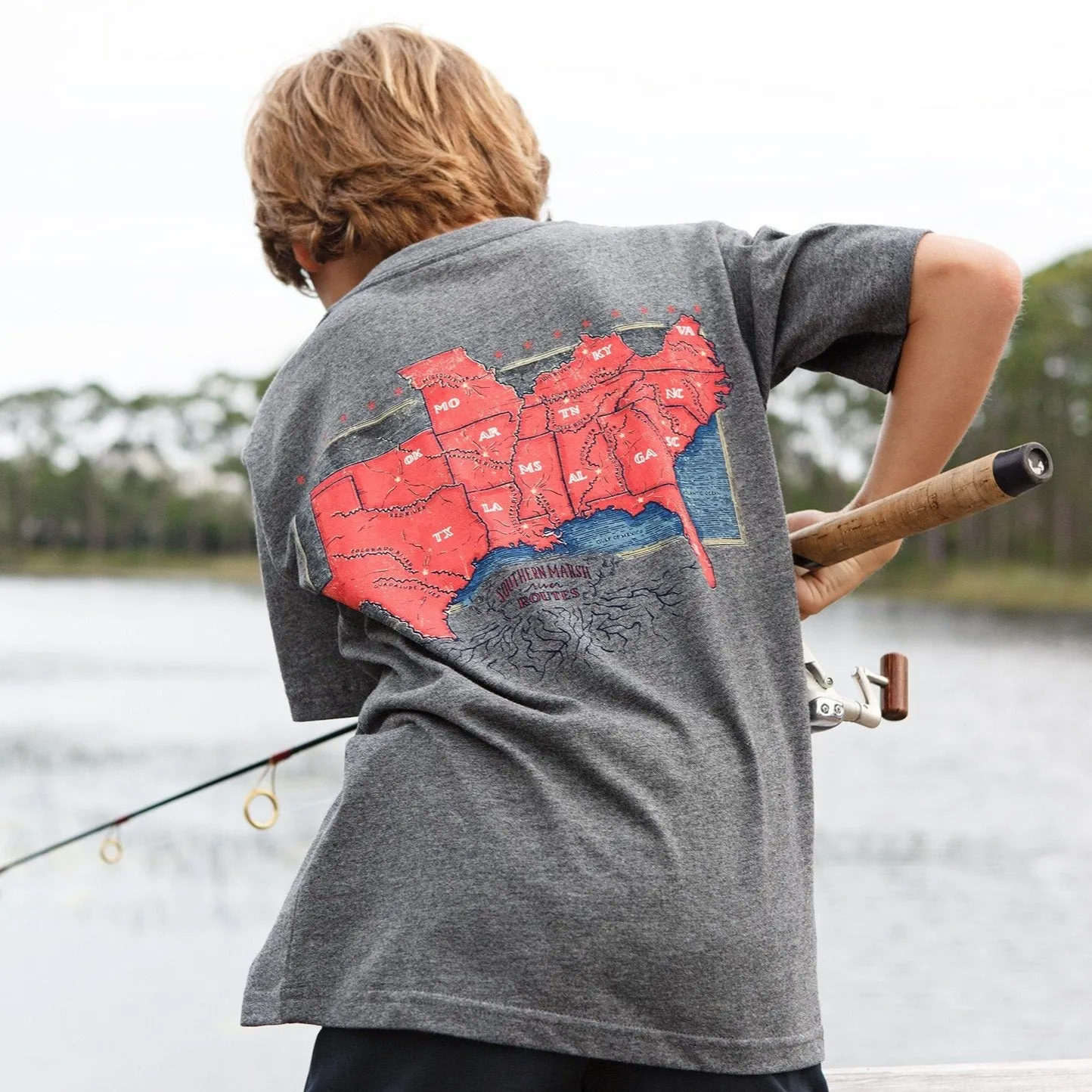 Southern Marsh 21 Youth River Route Collection Tee - The South