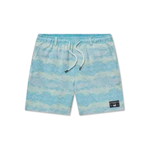 Southern Marsh 21 Youth SEAWASH™ Shoals Swim Trunk - Mayan Watercolor