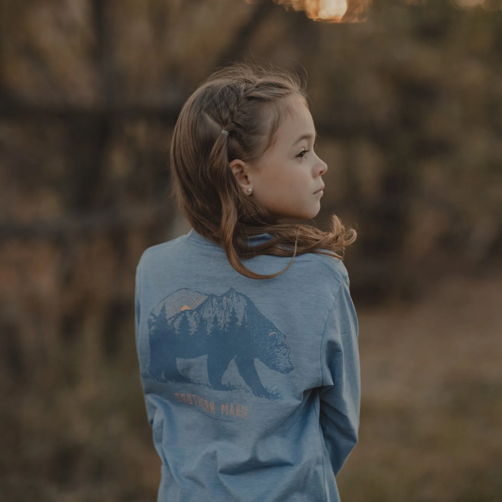 Southern Marsh 21 Youth SEAWASH™ Tee - Barely Light - Long Sleeve