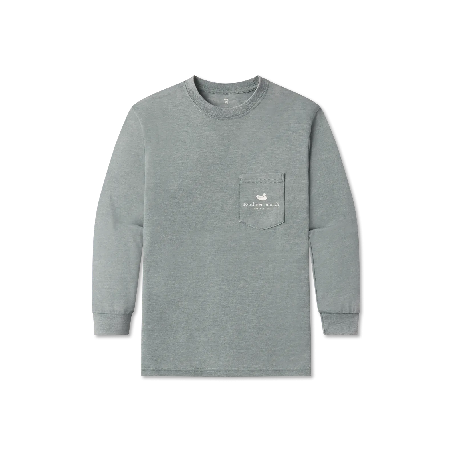 Southern Marsh 21 Youth SEAWASH™ Tee - Decoy Stamp - Long Sleeve