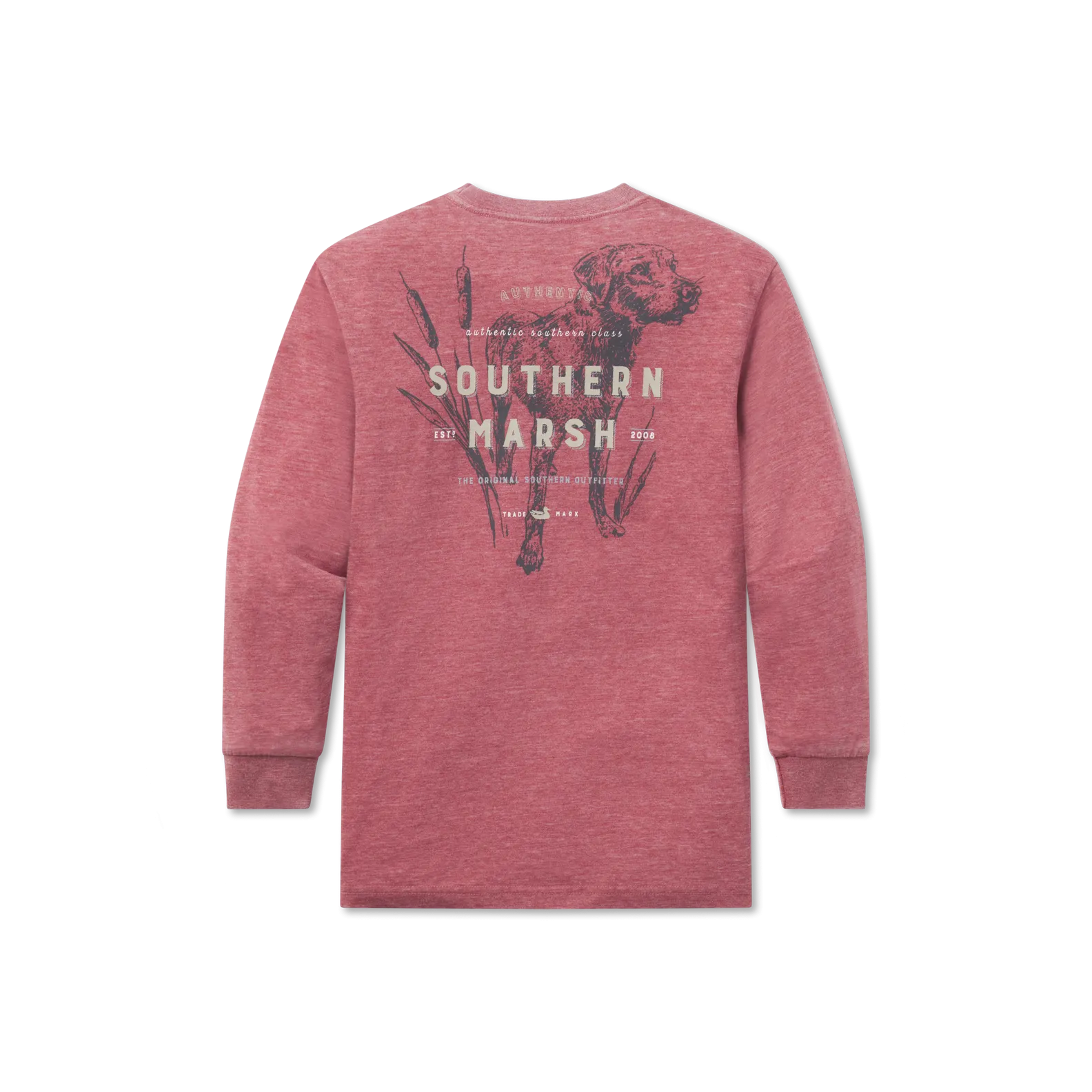 Southern Marsh 21 Youth SEAWASH™ Tee - Dog - Long Sleeve