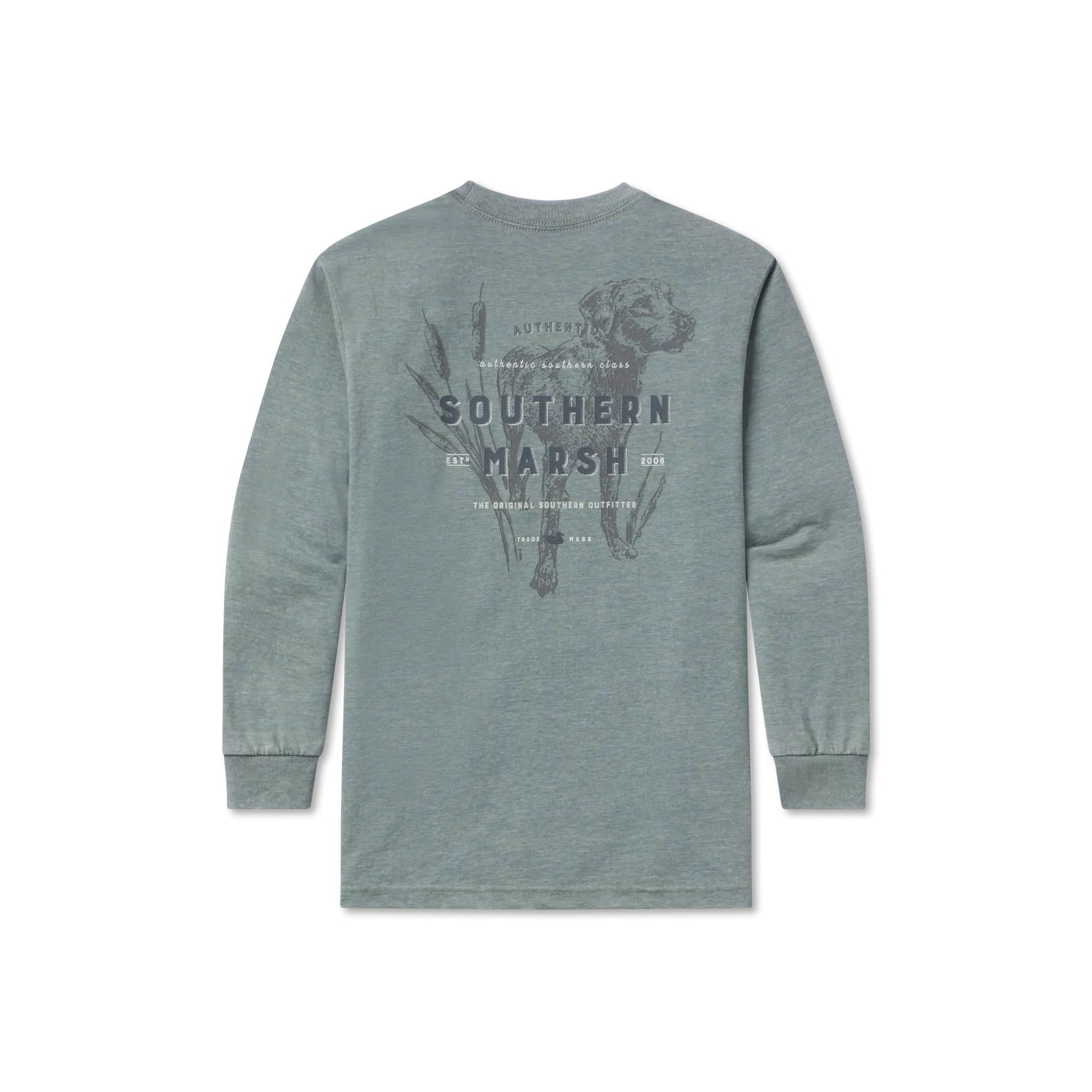 Southern Marsh 21 Youth SEAWASH™ Tee - Dog - Long Sleeve