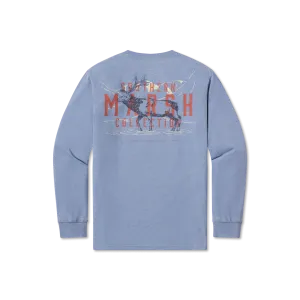 Southern Marsh 21 Youth SEAWASH™ Tee - Etched Elk - Long Sleeve