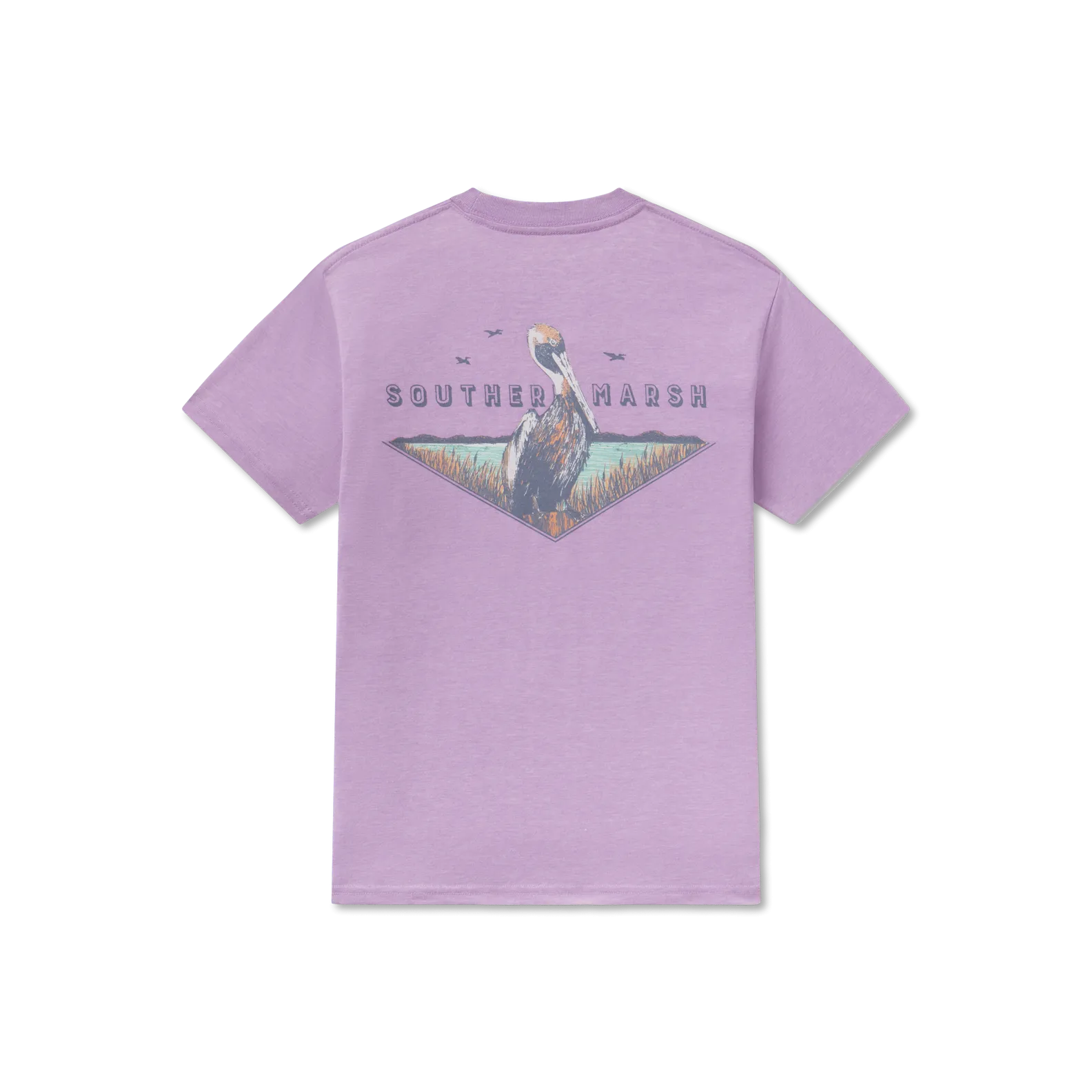 Southern Marsh 21 Youth SEAWASH™ Tee - Posted Pelican