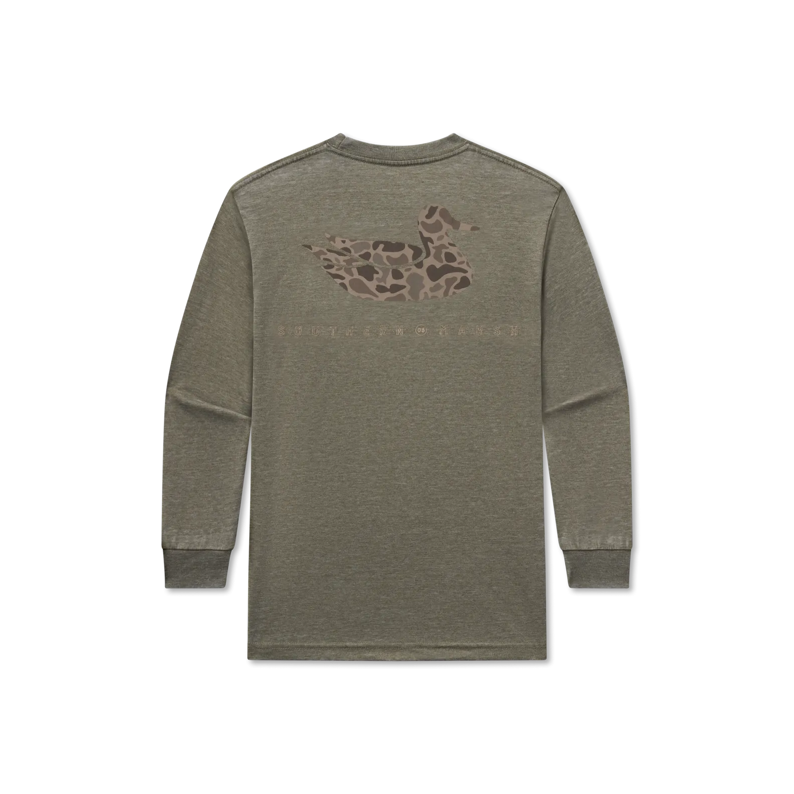 Southern Marsh 21 Youth Seawash™ Tee - Retro Duck Originals - Long Sleeve