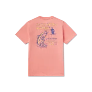 Southern Marsh 21 Youth SEAWASH™ Tee - Retro Redfish
