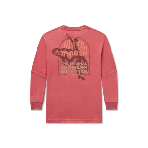 Southern Marsh 21 Youth Seawash™ Tee - Rodeo Rider - Long Sleeve