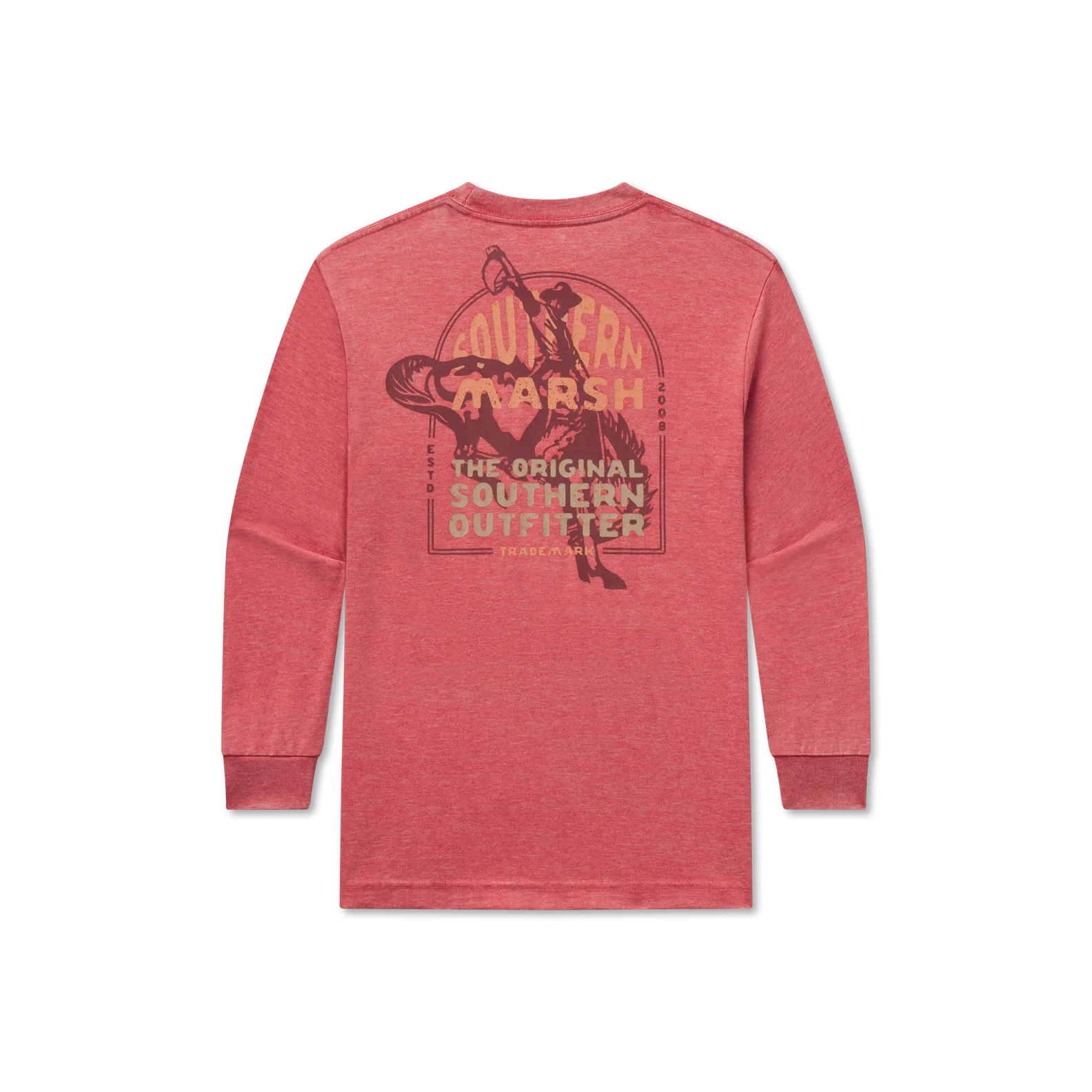 Southern Marsh 21 Youth Seawash™ Tee - Rodeo Rider - Long Sleeve