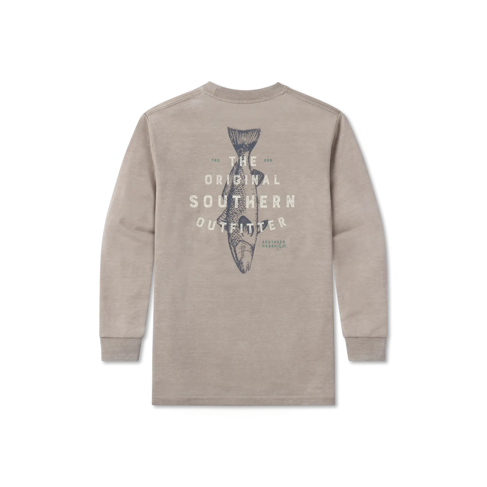 Southern Marsh 21 Youth SEAWASH™ Tee - The Original Co. - Redfish - Long Sleeve