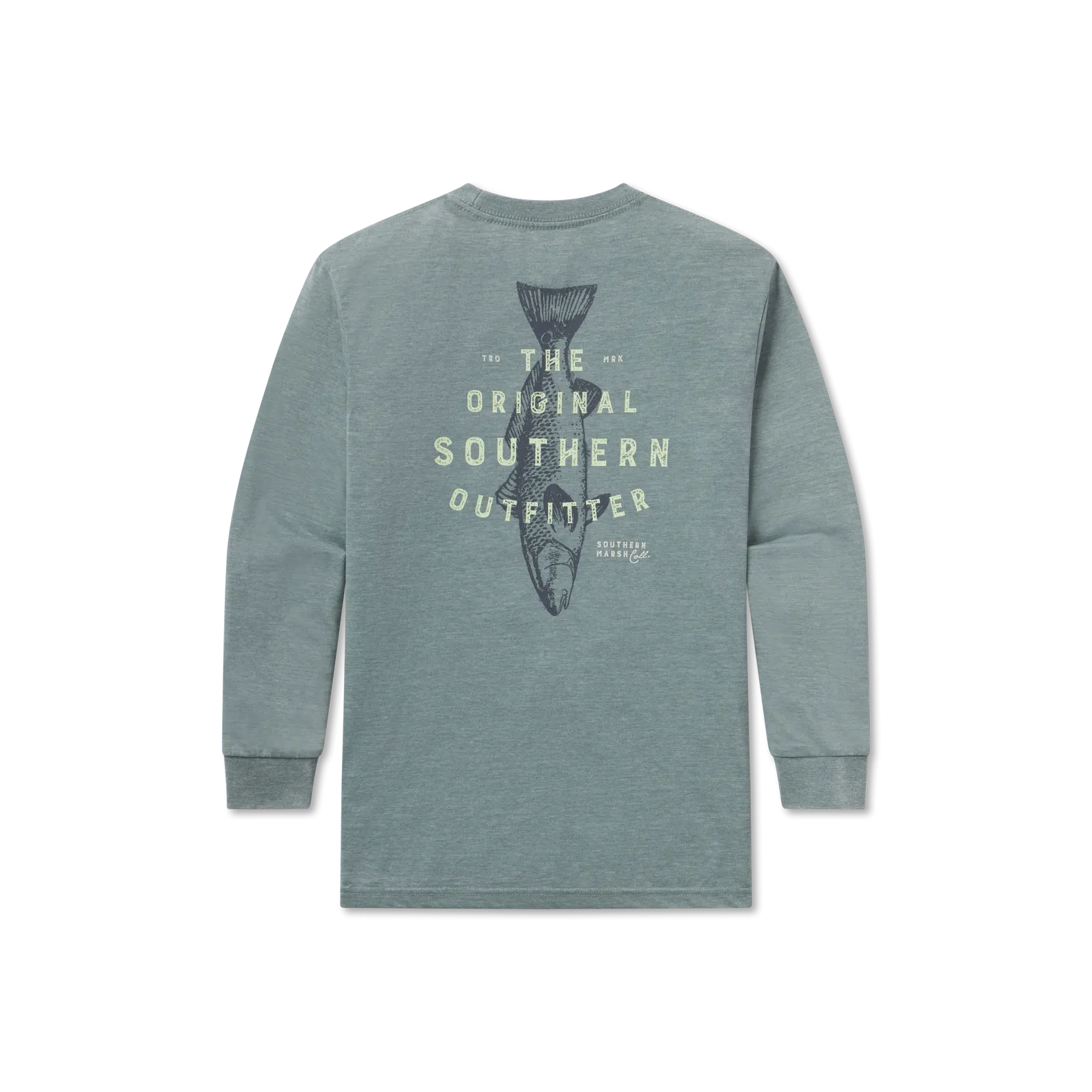 Southern Marsh 21 Youth SEAWASH™ Tee - The Original Co. - Redfish - Long Sleeve
