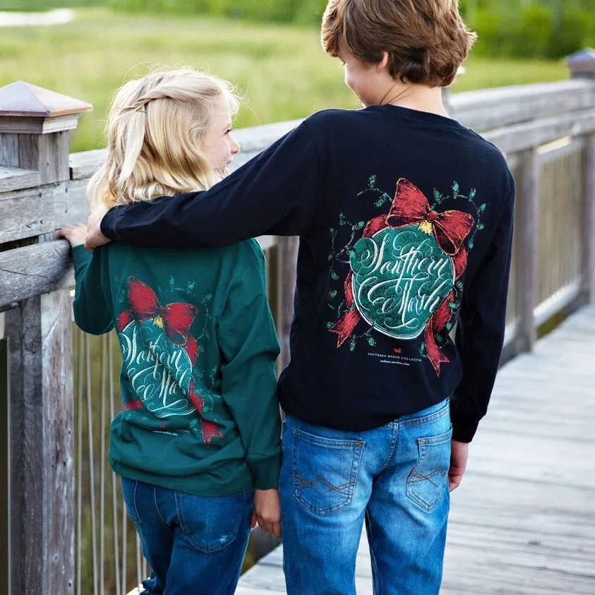 Southern Marsh 21 Youth Signature Ornament Tee - Long Sleeve