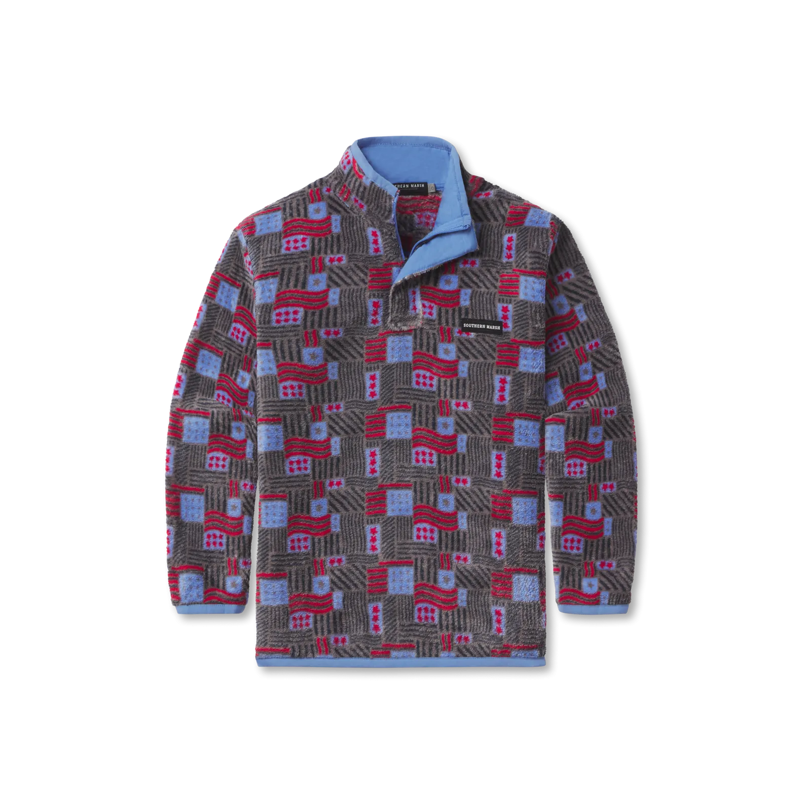 Southern Marsh 21 Youth Star-Spangled Fleece Pullover