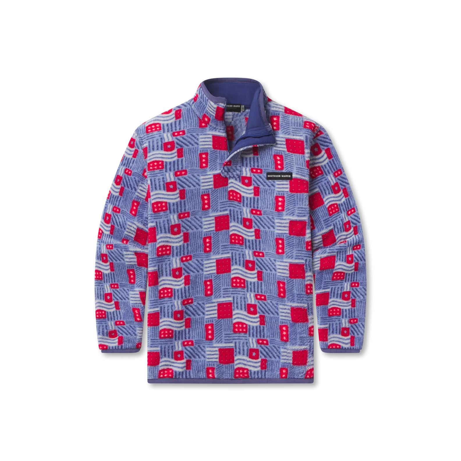 Southern Marsh 21 Youth Star-Spangled Fleece Pullover