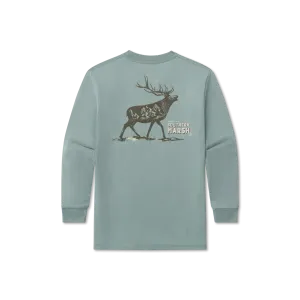 Southern Marsh 21 Youth Starry Silhouette Tee - Elk - Long Sleeve