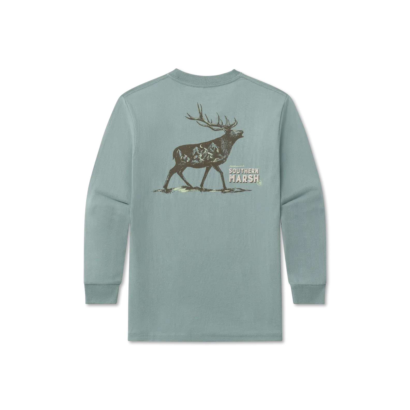Southern Marsh 21 Youth Starry Silhouette Tee - Elk - Long Sleeve
