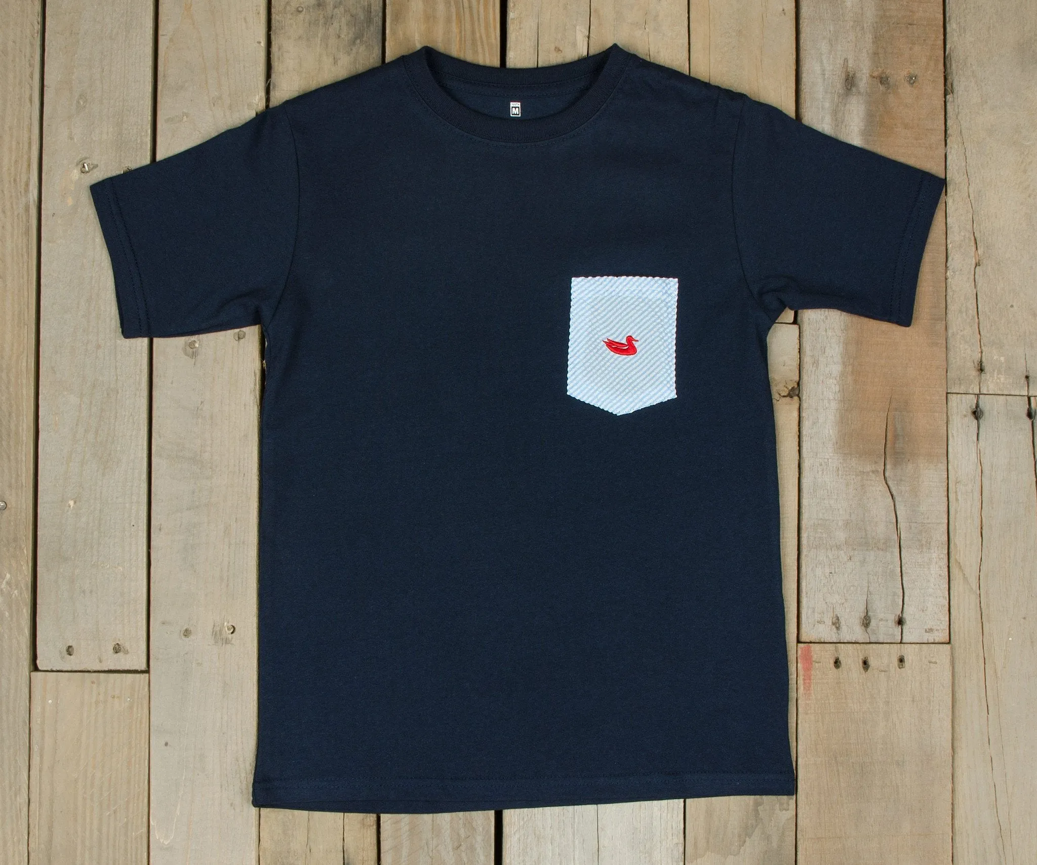 Southern Marsh 21 Youth Stewart Pocket Tee - Seersucker
