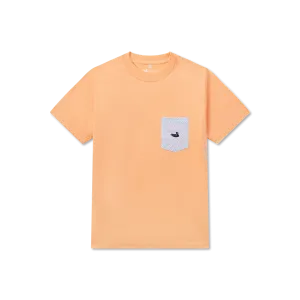Southern Marsh 21 Youth Stewart Pocket Tee - Seersucker