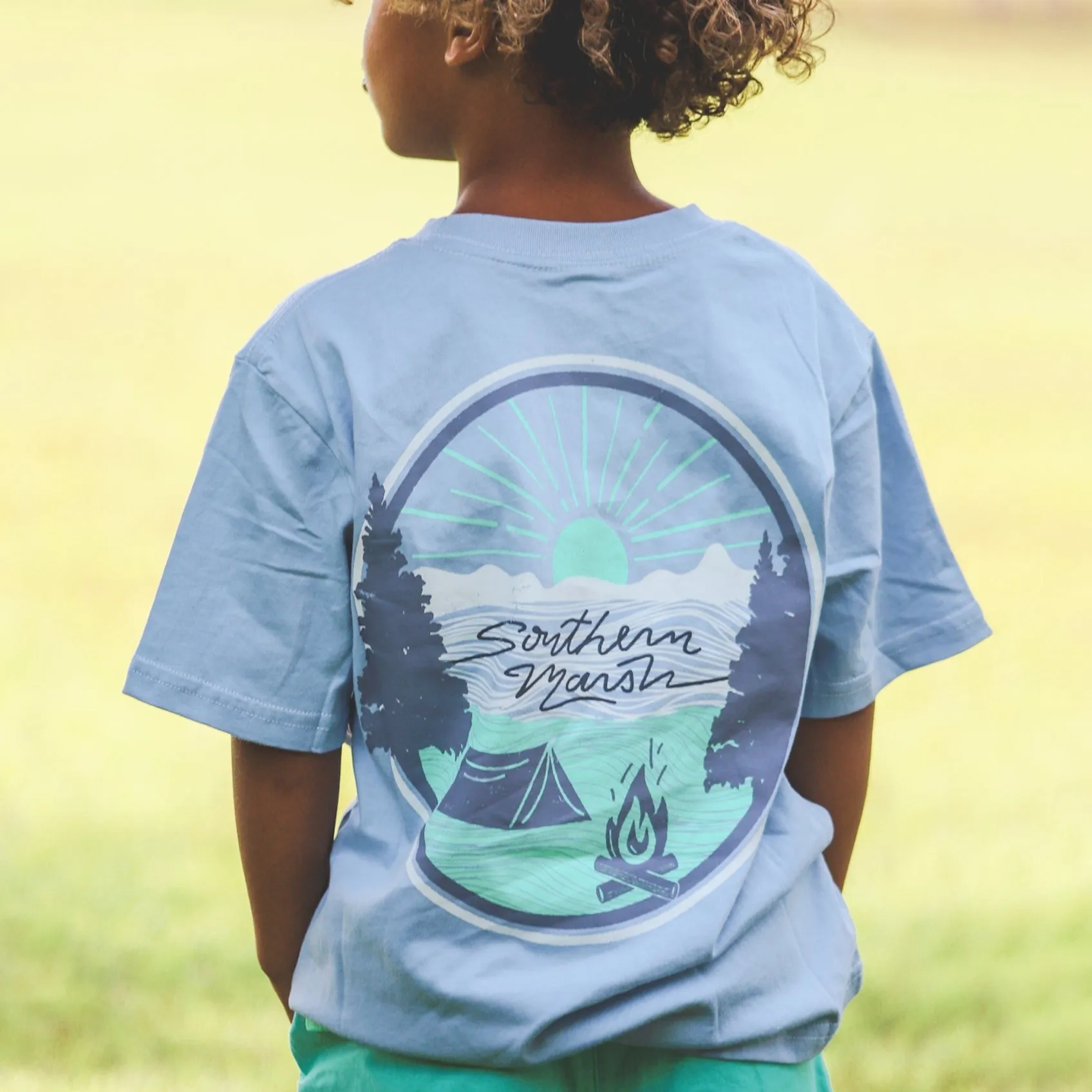 Southern Marsh 21 Youth Summer Camp Sunsets Tee