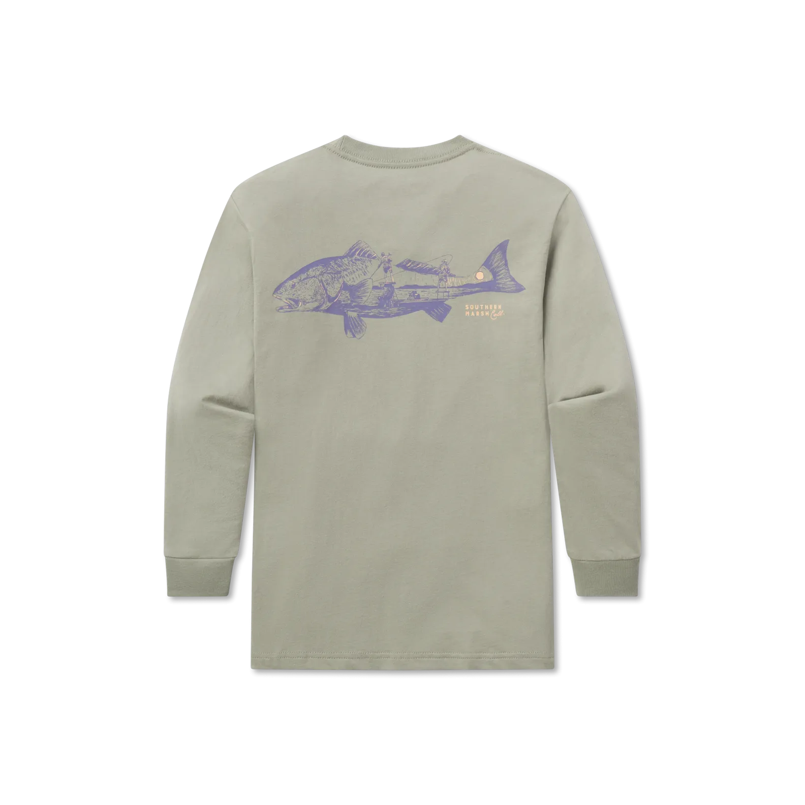 Southern Marsh 21 Youth Sunset Spots Tee - Long Sleeve