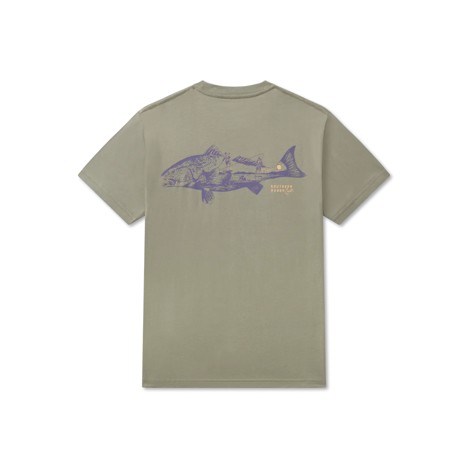 Southern Marsh 21 Youth Sunset Spots Tee