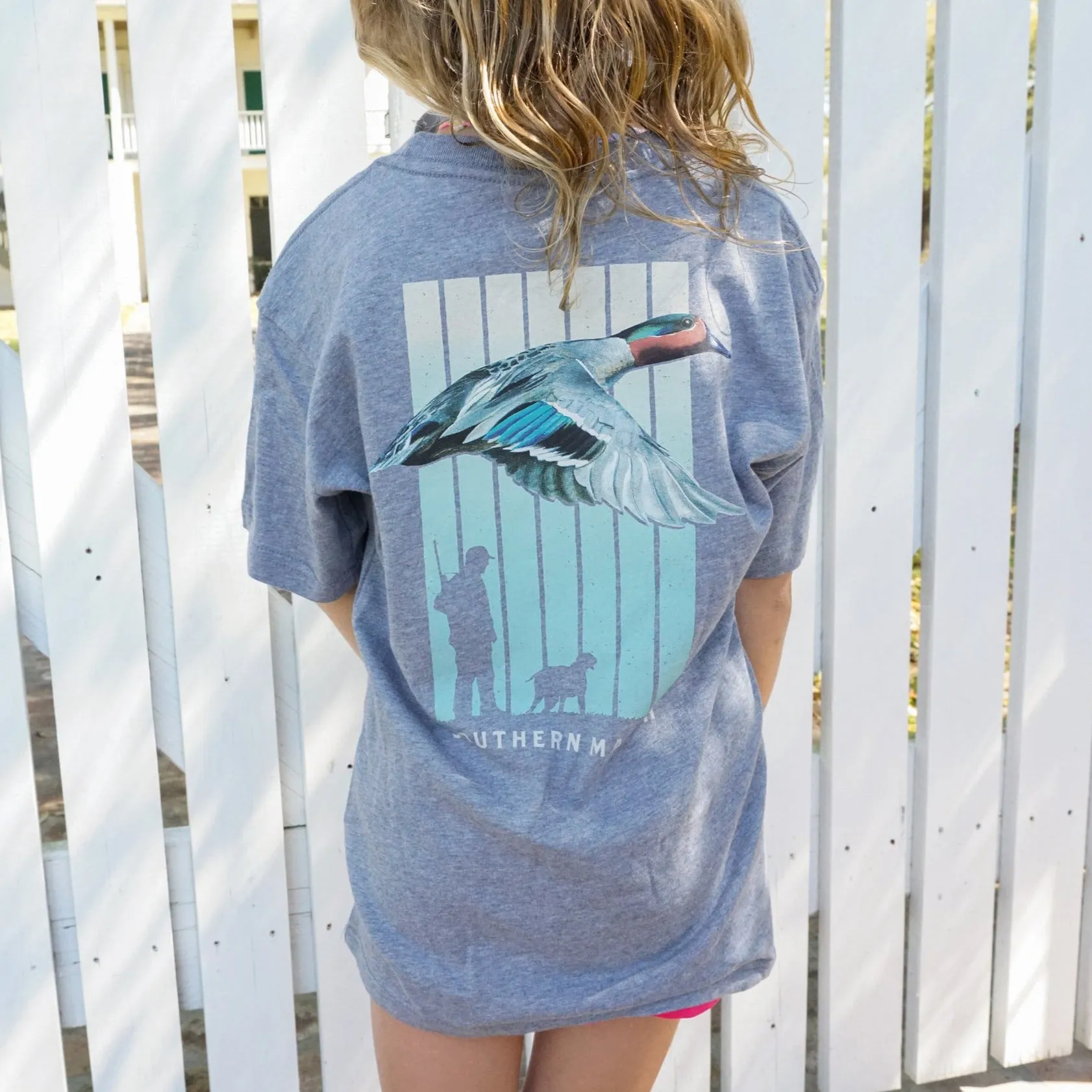 Southern Marsh 21 Youth Teal Takeoff Tee