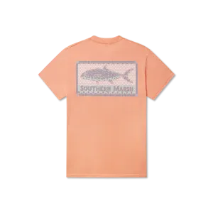 Southern Marsh 21 Youth Tile Fish Tee