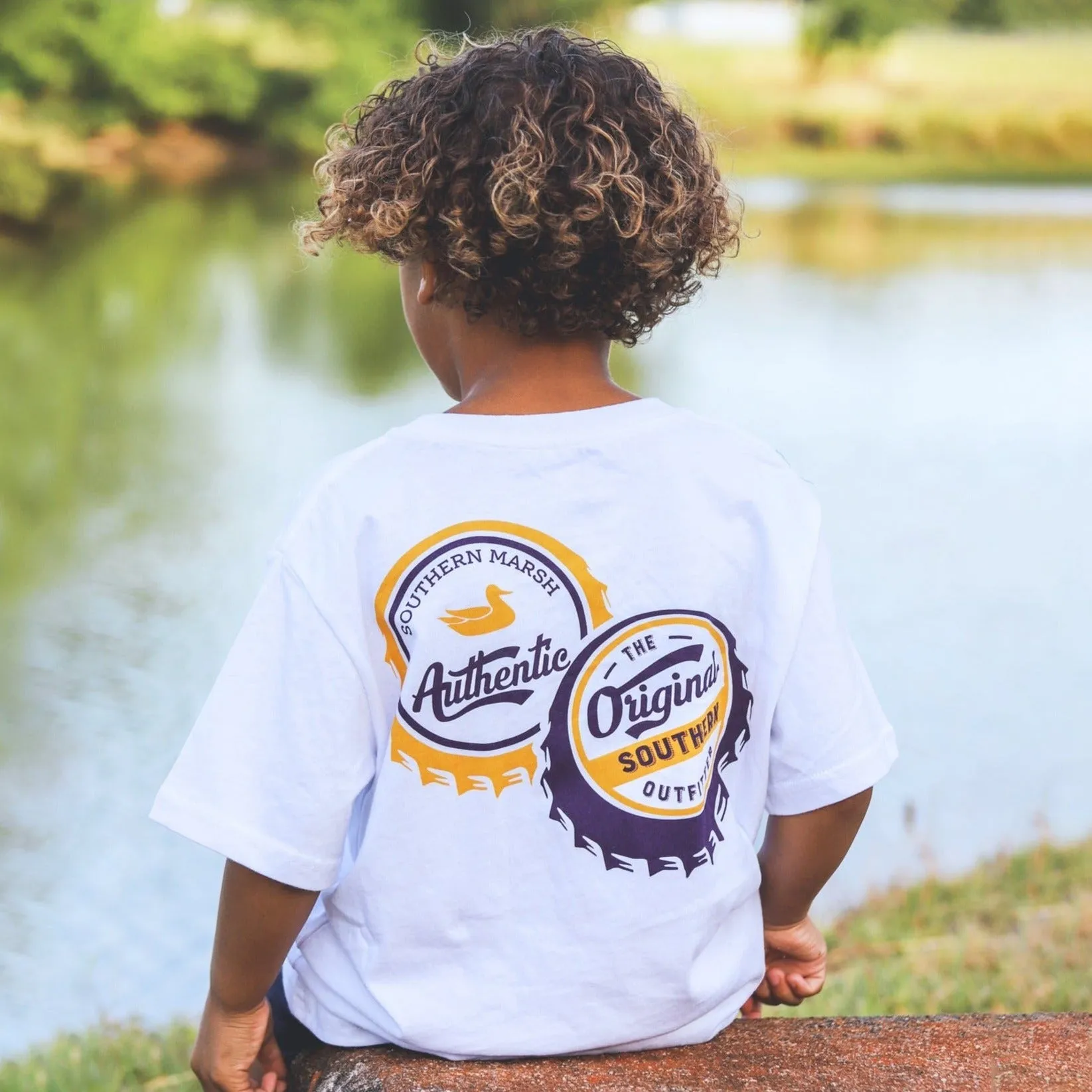 Southern Marsh 21 Youth Vintage Caps Tee - Original Southern