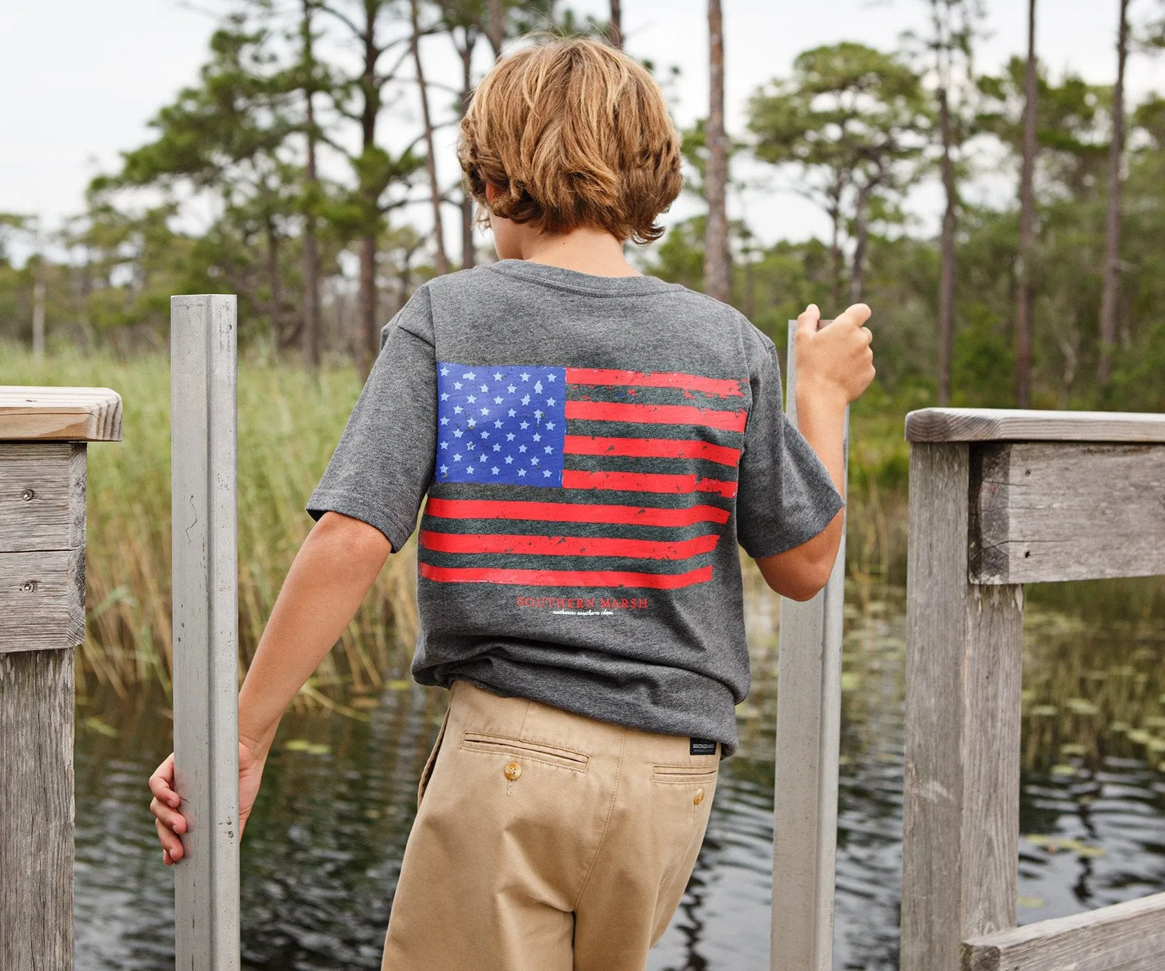 Southern Marsh 21 Youth Vintage Flag