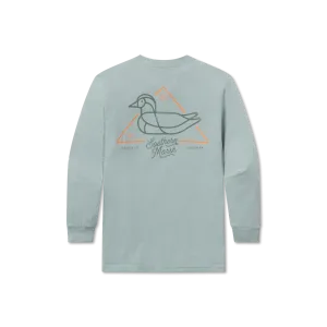 Southern Marsh 21 Youth Warning Duck Tee - Long Sleeve