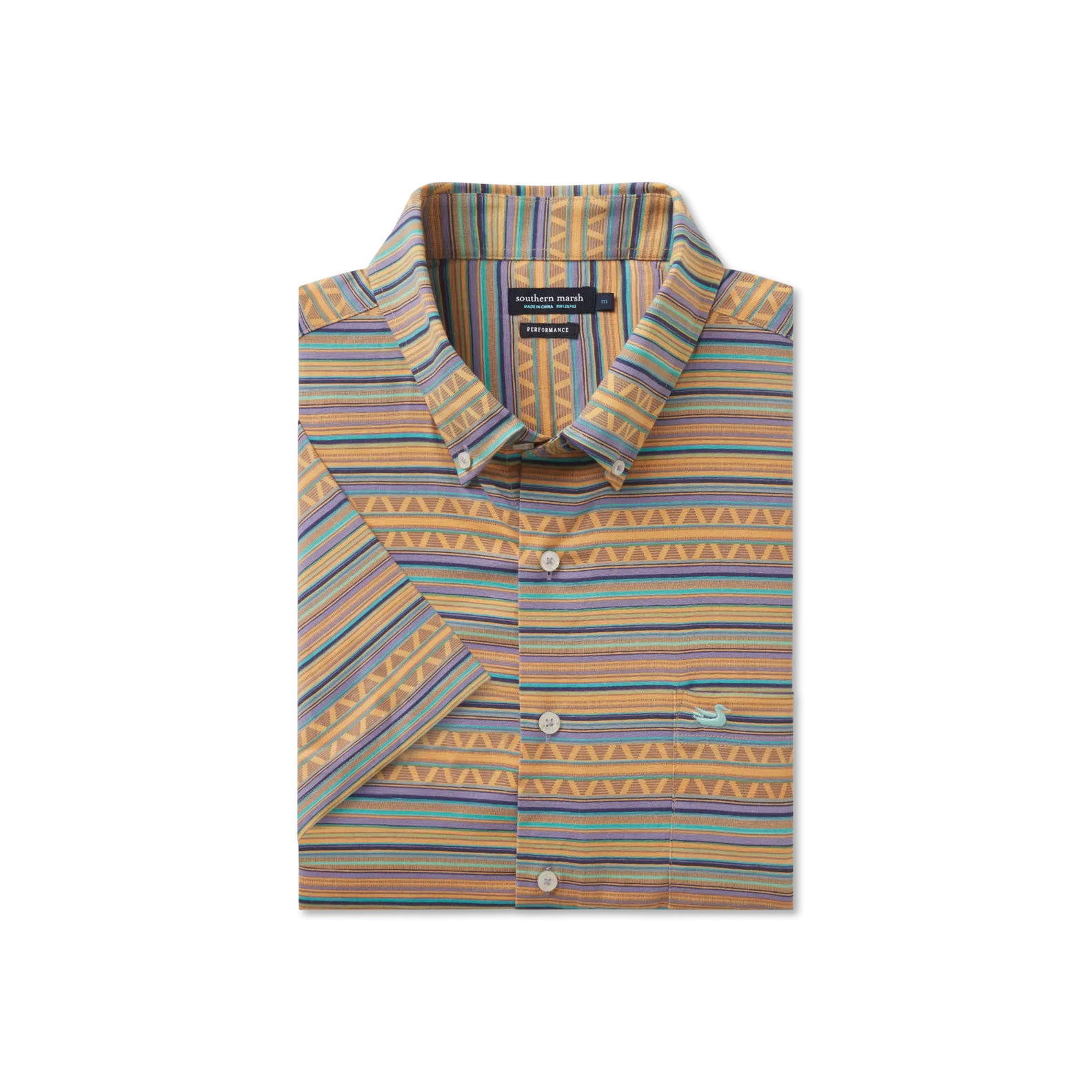 Southern Marsh 21 Yuma Performance Shirt - Pacific Stripe